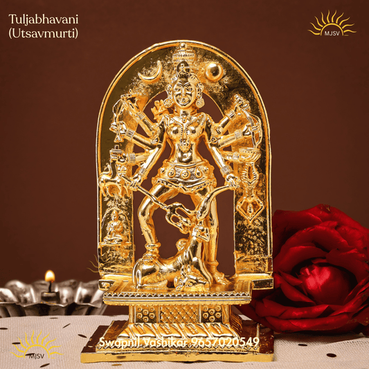 Tuljabhavani Utsav murti Swarup rup idol  in panchdhatu