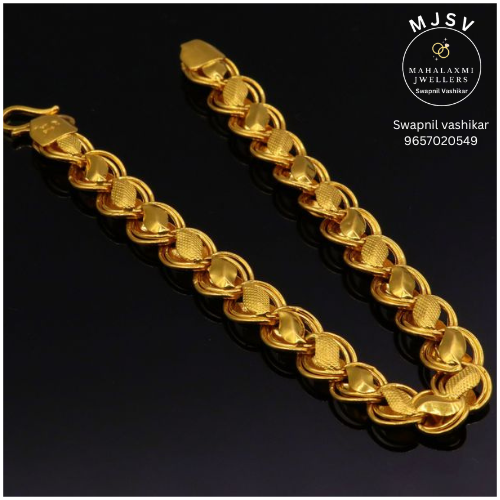 Lotus chain bracelet in real gold