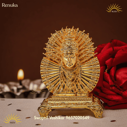 Soundatti Renuka /Yallamma Murti In Panchdhatu