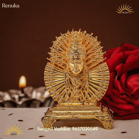 Soundatti Renuka /Yallamma Murti In Panchdhatu