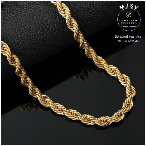 Rassi chain for men in real gold