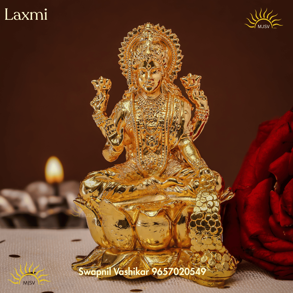Panchdhatu Dhanalaxmi Idol New Version