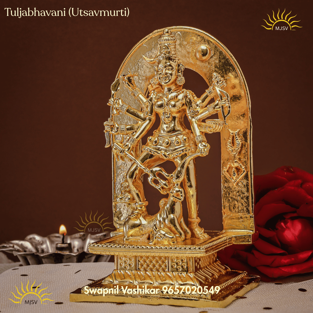 Tuljabhavani Utsav murti Swarup rup idol  in panchdhatu