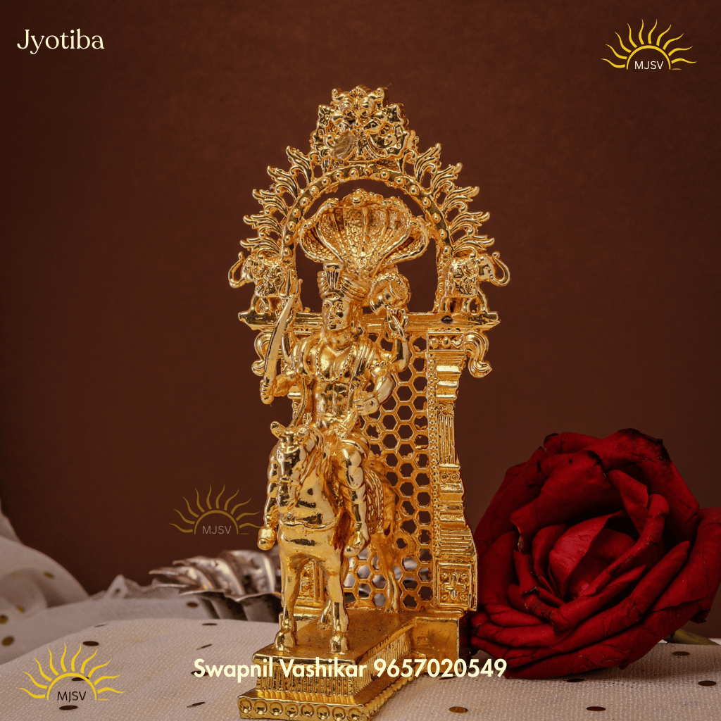 Jyotiba idol in Panchdhatu