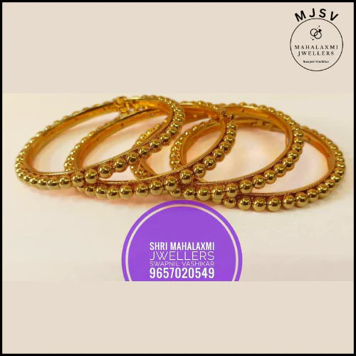 Real Gold thushi bangles