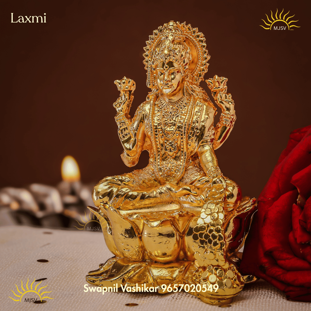 Panchdhatu Dhanalaxmi Idol New Version