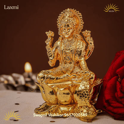 Panchdhatu Dhanalaxmi Idol New Version