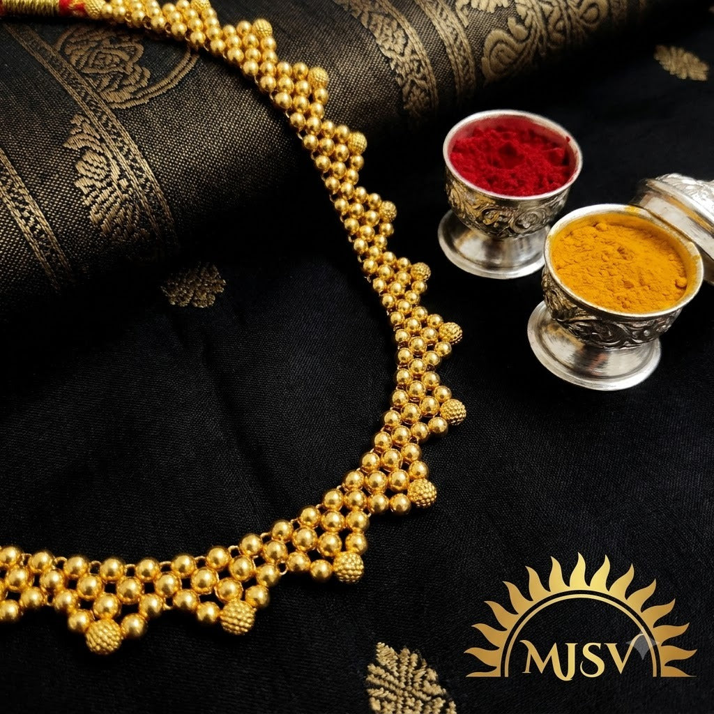 Kolhapuri thushi in real gold