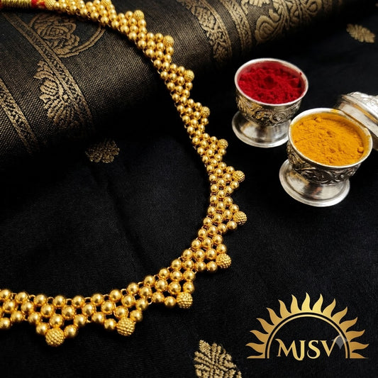 Kolhapuri thushi in real gold