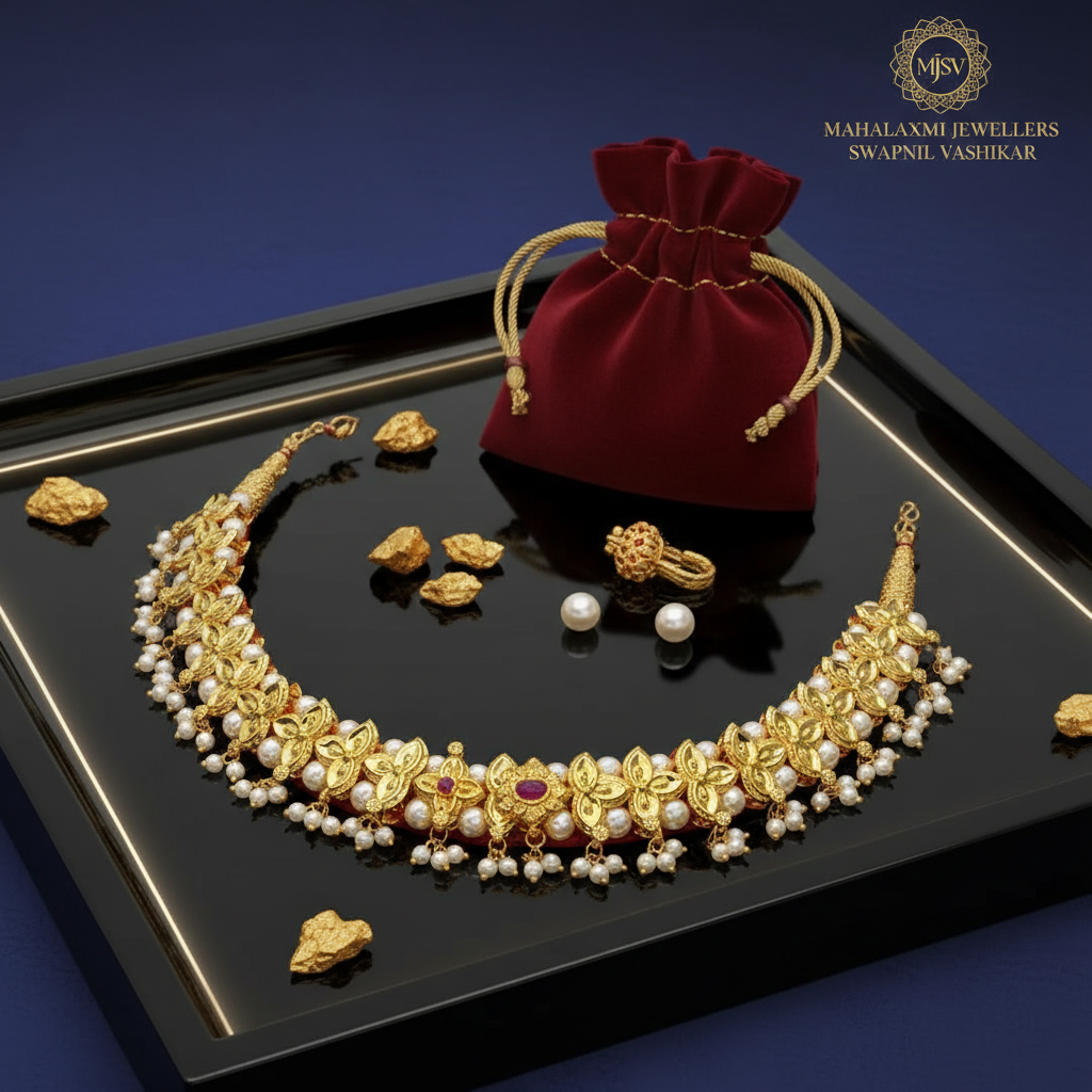 1gm gold Belpan pearl tik