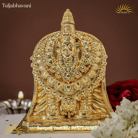 Tuljabhavani Alankar Swarup Murti In Panchdhatu