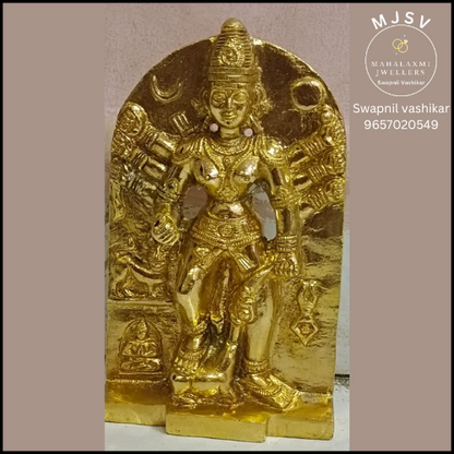 Tuljabhavani main rup idol 8 inches in panchdhatu