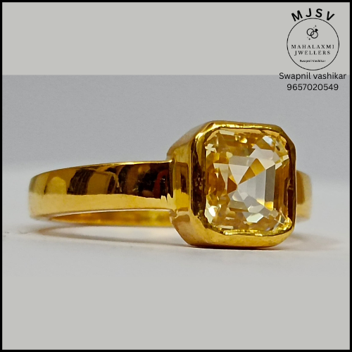 Ring for men - Yellow suffire