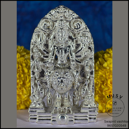 Shakambari / Banshankari in silver