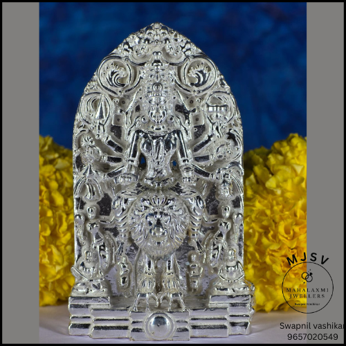 Shakambari / Banshankari in silver