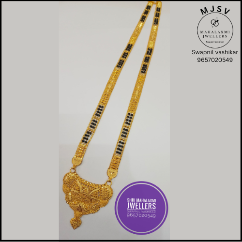 Long mangalsutra in real gold