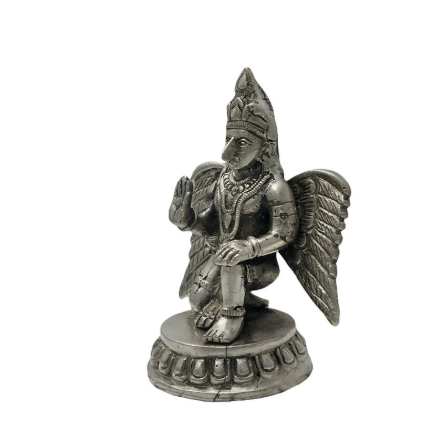 Liter Silver Brass Garuna God Idol Panchdhatu