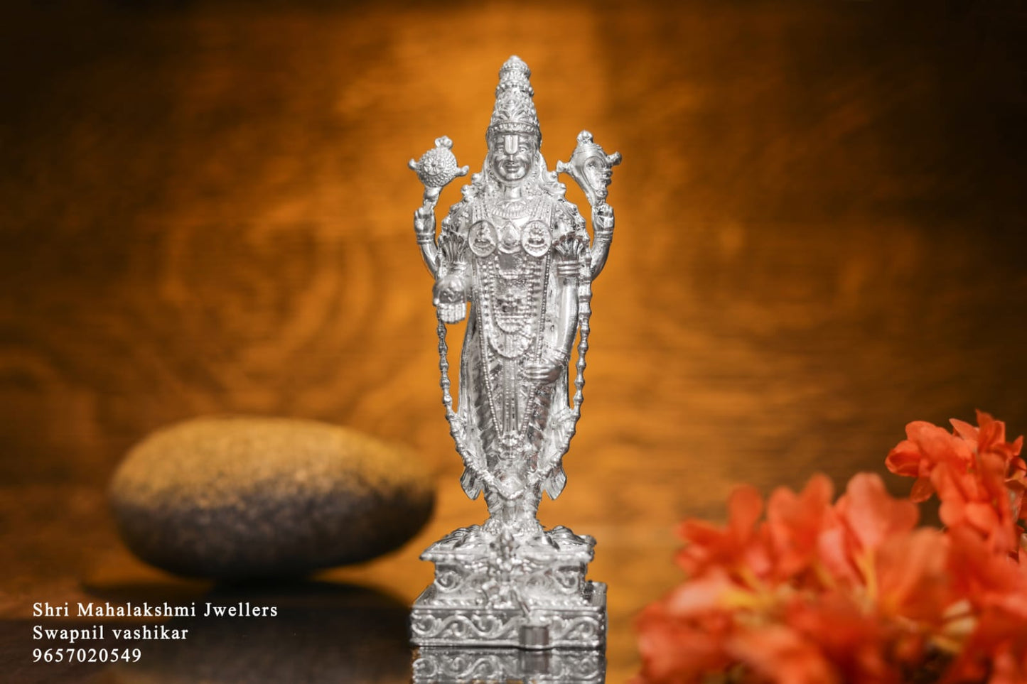 Tirupati idol in silver