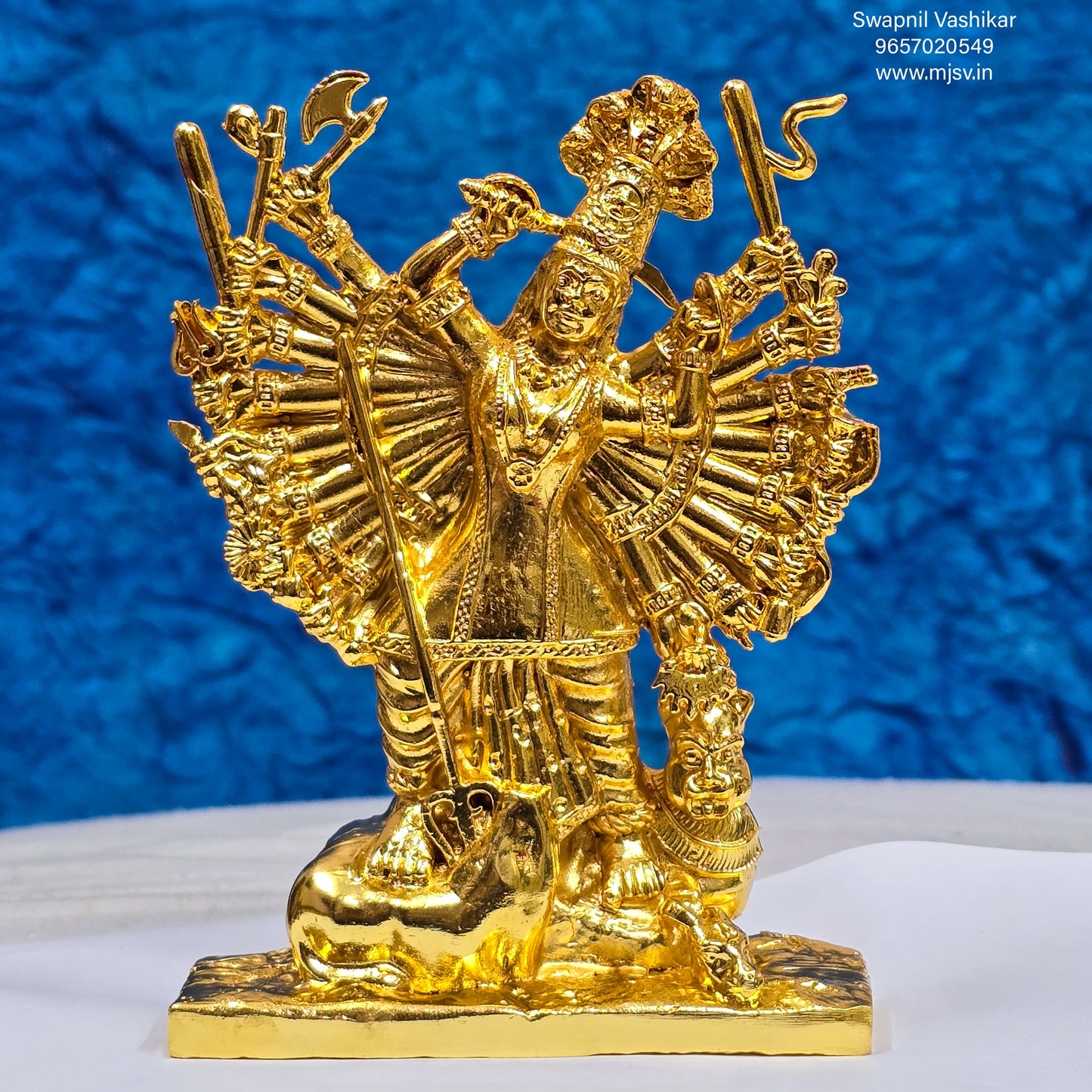 Saptashrungi idol in Panchdhatu - 5 inches