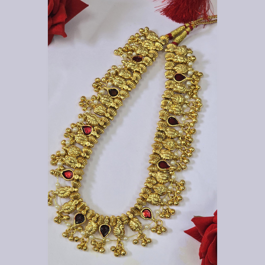 1gm gold - kolhapuri saaj set - fusion 5