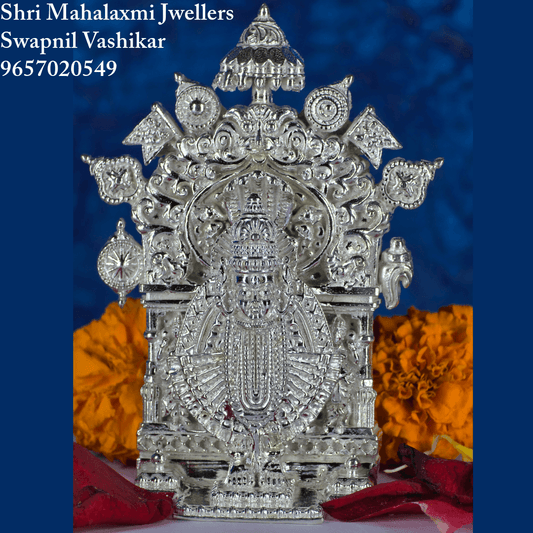 Kolhapur mahalaxmi in alankar puja - 3 Inch