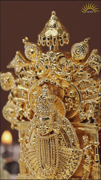 Kolhapur mahalaxmi in alankar Puja in panchdhatu 5 inch New Version