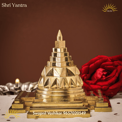 Meru Shri yantra in panchdhatu New Version