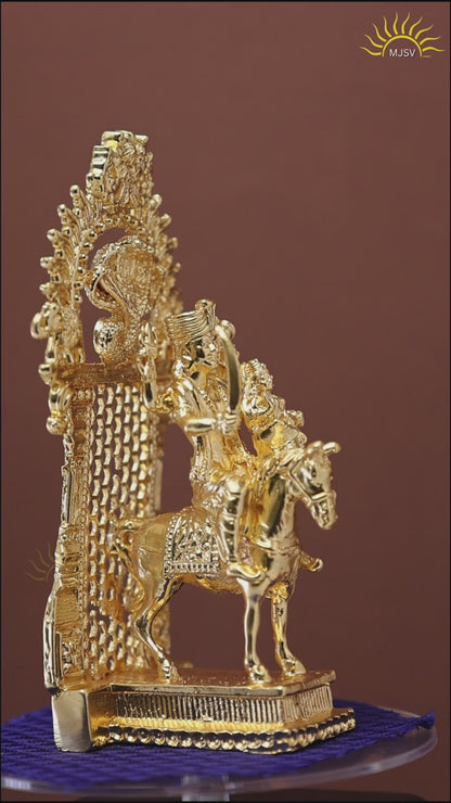Khandoba Mhalasa in Panchdhatu
