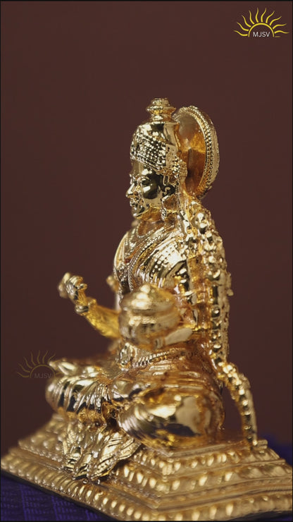 Annapurana idol in Panchdhatu 3 inches (south style)