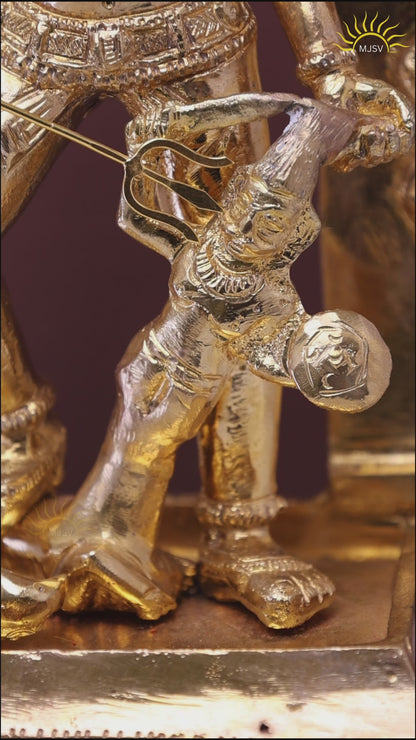 Tuljabhavani Utsav murti Swarup rup idol  in panchdhatu 13 inch