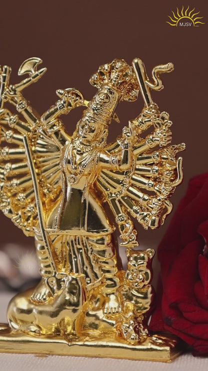 Saptashrungi idol in Panchdhatu - 3 inches New Version